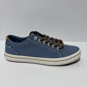 Sperry Men’s Striper LTT Linen Blue Sneakers, Size 5 M